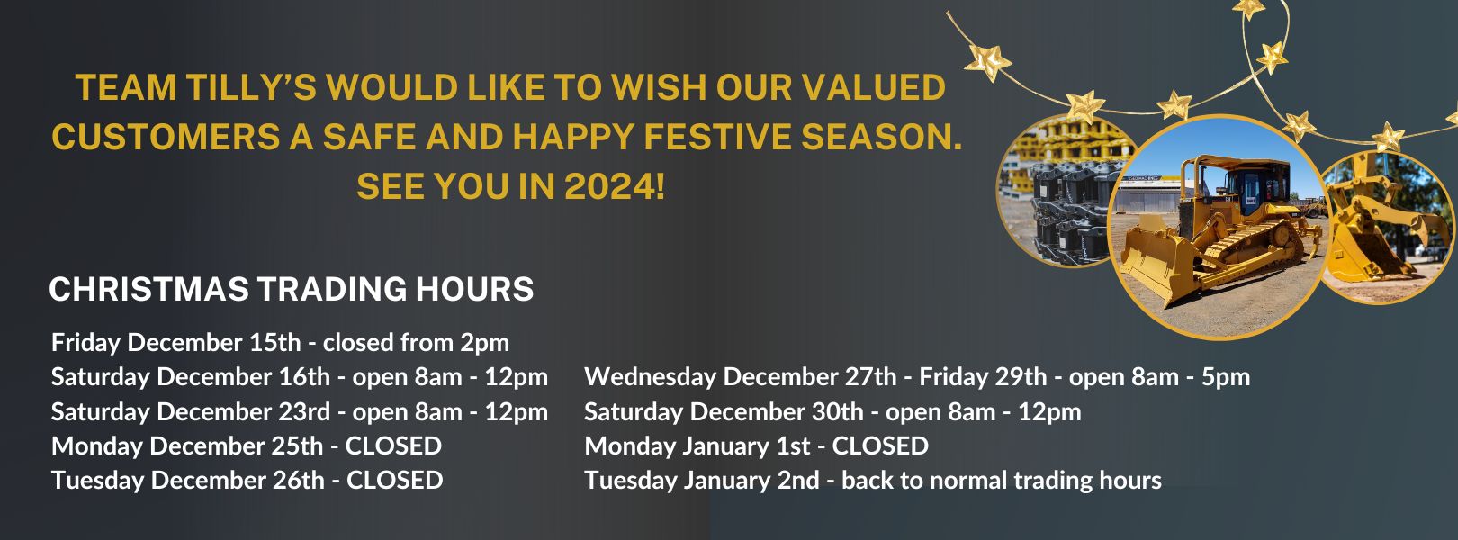 Christmas trading hours 2023